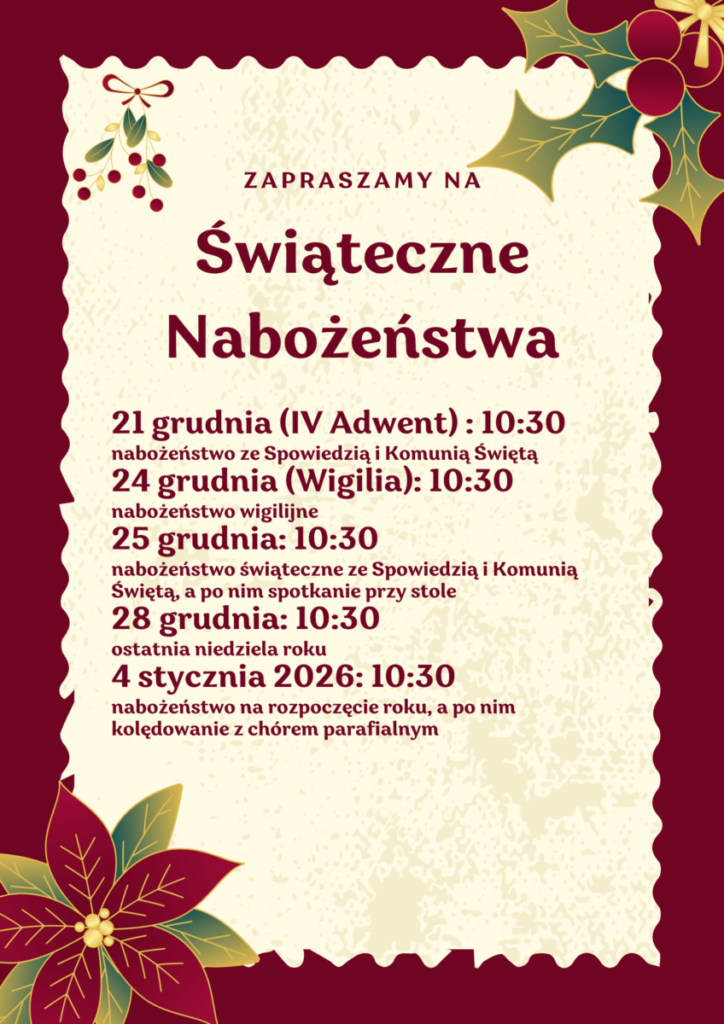 luteranie żyrardów nabożeństwa świąteczne 2025
